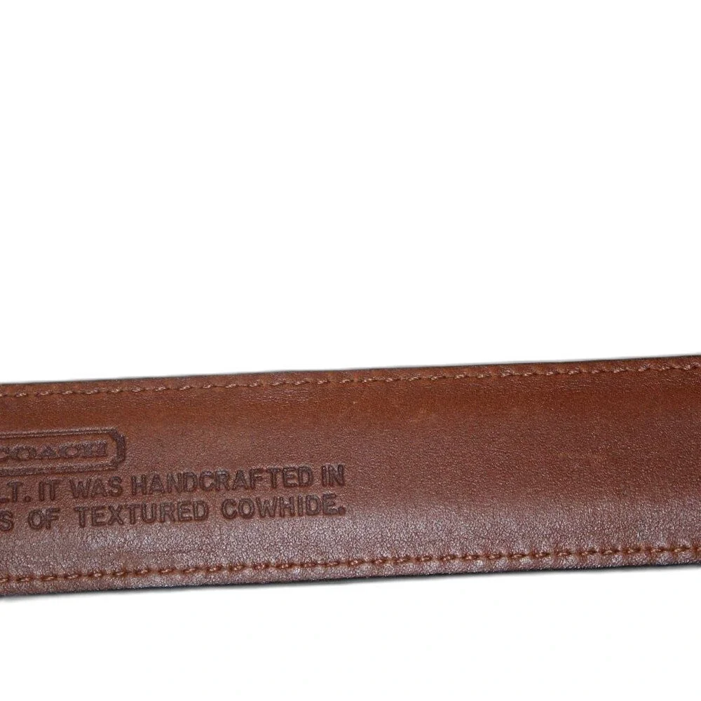 Coach Brown Leather Men's Belt 5930 Size 42'/105 CM